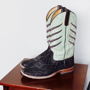 Anderson Bean Men's Cowboy boot, Elephant,Size 12